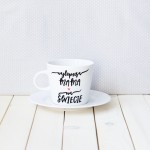 Filiżanka Najlepsza Mama – ręcznie zdobiona porcelana Kika Handmade
