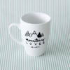 Kubek Mountains Lover – ręcznie zdobiona porcelana Kika Handmade