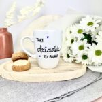 Kubek Taki Dziadek to skarb – ręcznie zdobiona porcelana Kika Handmade