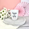 Kubek Dziadek wie lepiej – ręcznie zdobiona porcelana Kika Handmade