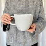 Kubek 1L z Twoim napisem – ręcznie zdobiona porcelana Kika Handmade