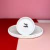 Mały talerzyk na biżuterię/obrączki/torebkę herbaty z Twoim napisem – ręcznie zdobiona porcelana Kika Handmade