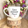 Kubek Żona idealnego Męża 300 ml – ręcznie zdobiona porcelana Kika Handmade