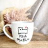 Kubek Psia Matka 300 ml – ręcznie zdobiona porcelana Kika Handmade