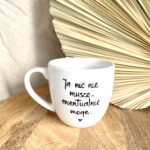 Kubek Ja nic nie muszę 300 ml – ręcznie zdobiona porcelana Kika Handmade