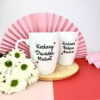 Zestaw kubków dla kochanych dziadków z imionami – ręcznie zdobiona porcelana Kika Handmade