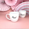 Kubek Miś 300ml – ręcznie zdobiona porcelana Kika Handmade