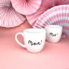 Kubek Misia 300 ml – ręcznie zdobiona porcelana Kika Handmade