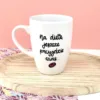 Kubek Na dietę jeszcze przyjdzie czas – ręcznie zdobiona porcelana Kika Handmade