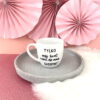 Kubek dla pielęgniarki Tylko mój brat mówi do mnie siostro 300 ml – ręcznie zdobiona porcelana Kika Handmade