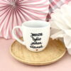 Kubek 300 ml – Jeszcze tylko jeden odcinek – ręcznie zdobiona porcelana Kika Handmade