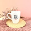 Kubek Dasz radę – ręcznie zdobiona porcelana Kika Handmade