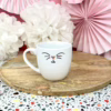 Kubek 300 ml – Koci pyszczek – ręcznie zdobiona porcelana Kika Handmade