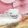 Kubek 300 ml – Taka mama to skarb – ręcznie zdobiona porcelana Kika Handmade