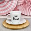 Filiżanka 200 ml – Pan Prezes – ręcznie zdobiona porcelana Kika Handmade