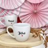 Kubek 300 ml – Tatuś – ręcznie zdobiona porcelana Kika Handmade