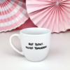 Kubek 300 ml – Not today – ręcznie zdobiona porcelana Kika Handmade