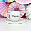 Kubek 300 ml – Teściowa – ręcznie zdobiona porcelana Kika Handmade