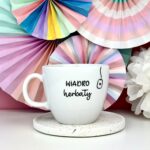 Kubek WIADRO herbaty – 1L – ręcznie zdobiona porcelana Kika Handmade