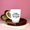 Kubek Najlepszego Nauczyciela 360 ml – ręcznie zdobiona porcelana Kika Handmade