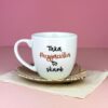 Kubek Taka Przyjaciółka to skarb 300 ml – ręcznie zdobiona porcelana Kika Handmade