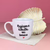 Kubek Najlepsza kobieta na świecie 300 ml – ręcznie zdobiona porcelana Kika Handmade