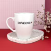 Kubek Kapuczina 360 ml – ręcznie zdobiona porcelana Kika Handmade